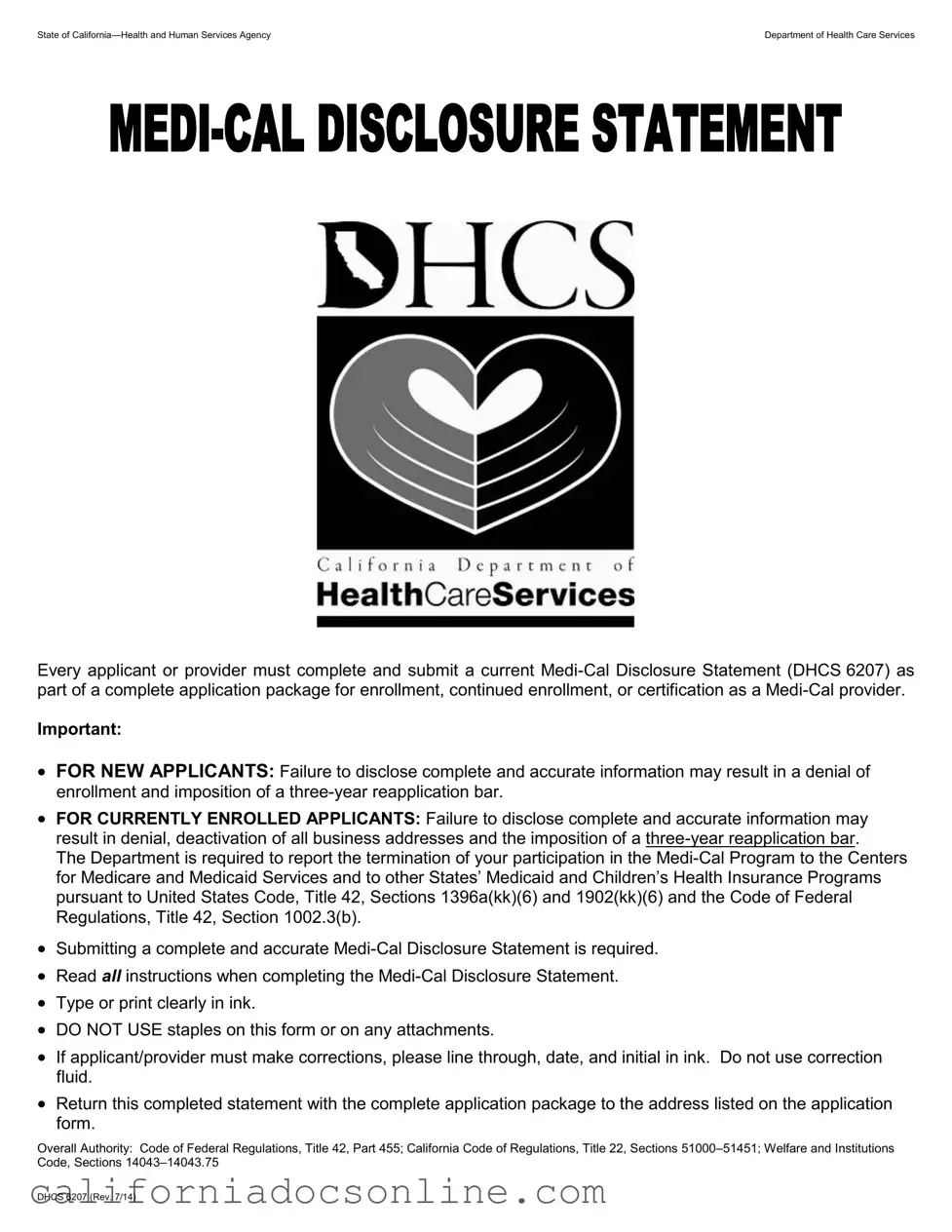Fill Your California Dhcs Form