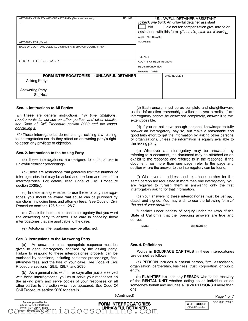 Fill Your California Fi 128 Form
