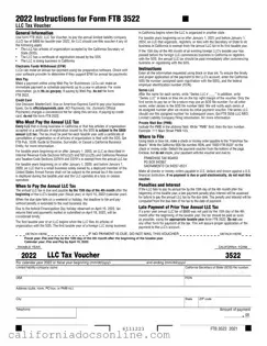 Fill Your California 3522 Form