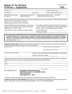 Fill Your California 3555 Form