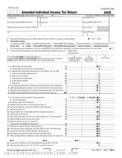 Fill Your California 540X Form
