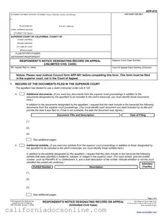 Fill Your California App 010 Form