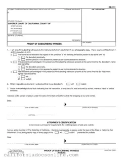 Fill Your California De 131 Form