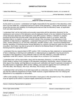 Fill Your California Lab 182 Form
