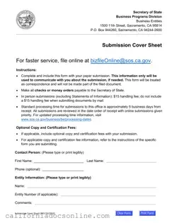 Fill Your California Llc 1 Form