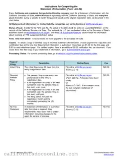 Fill Your California Llc 12 Form