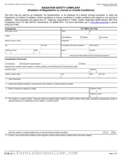 Fill Your California Rh 1027 Form