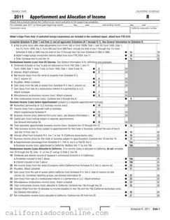 Fill Your California Schedule R Form