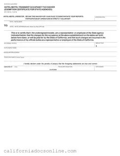 Fill Your California Std 236 Form